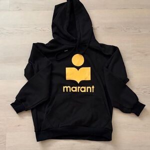 Black Hoodie with Gold/Yellow Logo